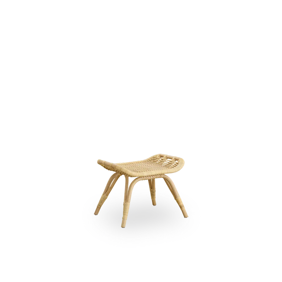 Monet Footstool by Sika-Design in Natural, Rattan, None – product photo 2 of 2