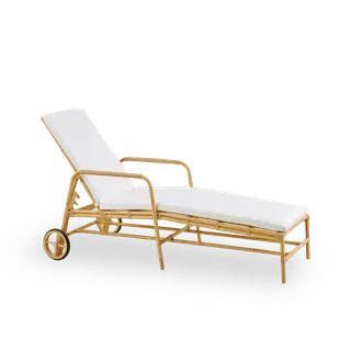 Seat- and back cushion | Josephine Exterior Sunbed de Sika-Design en Tempotest, Denim (A615) – photo du produit 1 sur 2