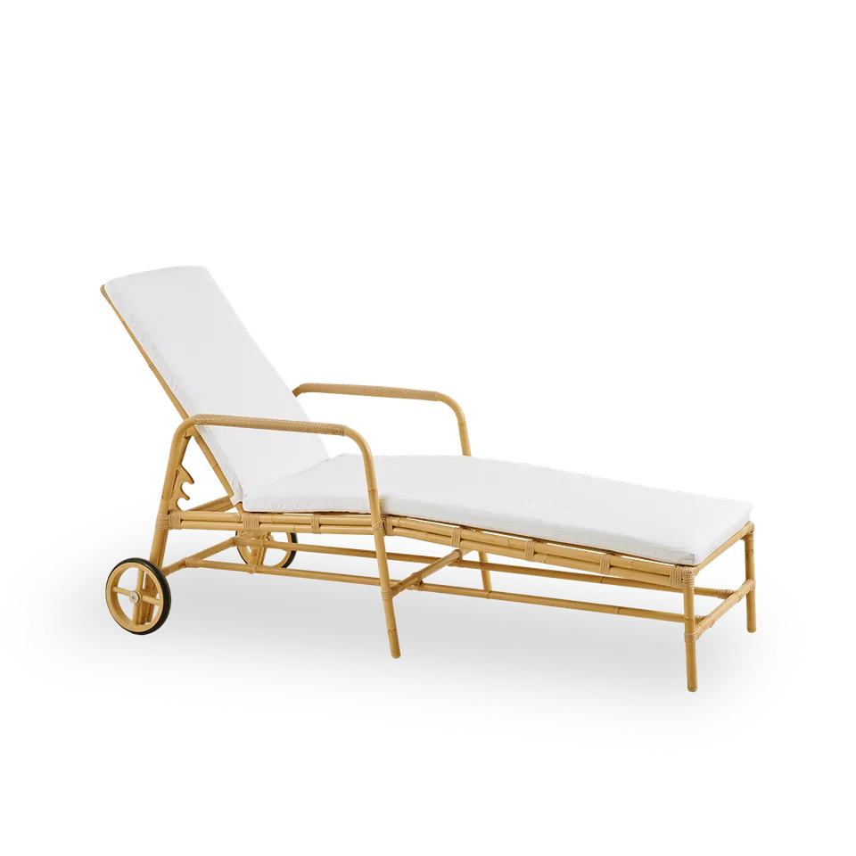 Seat- and back cushion | Josephine Exterior Sunbed de Sika-Design en Tempotest, Denim (A615) – photo du produit 1 sur 2