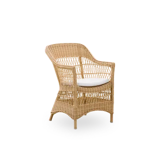 Charlot Exterior Chair by Sika-Design in Natural, ArtFibre & Aluminium, None, None – product photo 2 of 2