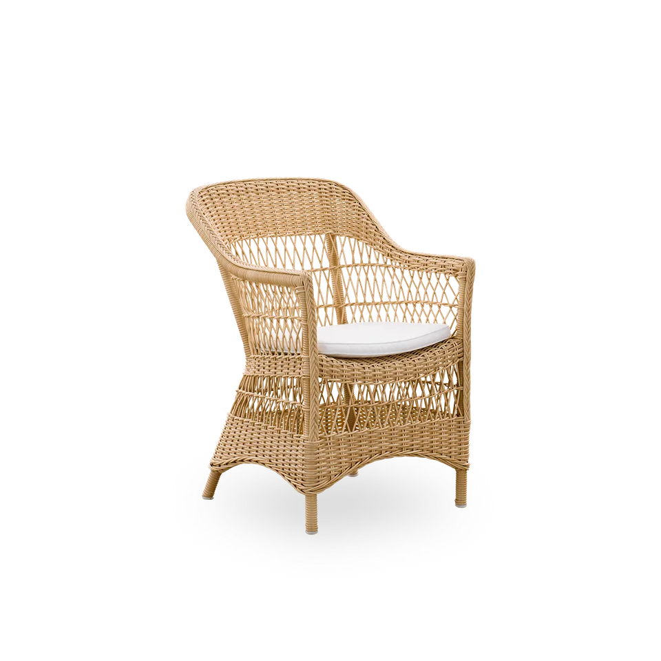 Charlot Exterior Chair by Sika-Design in Natural, ArtFibre & Aluminium, None, None – product photo 2 of 2