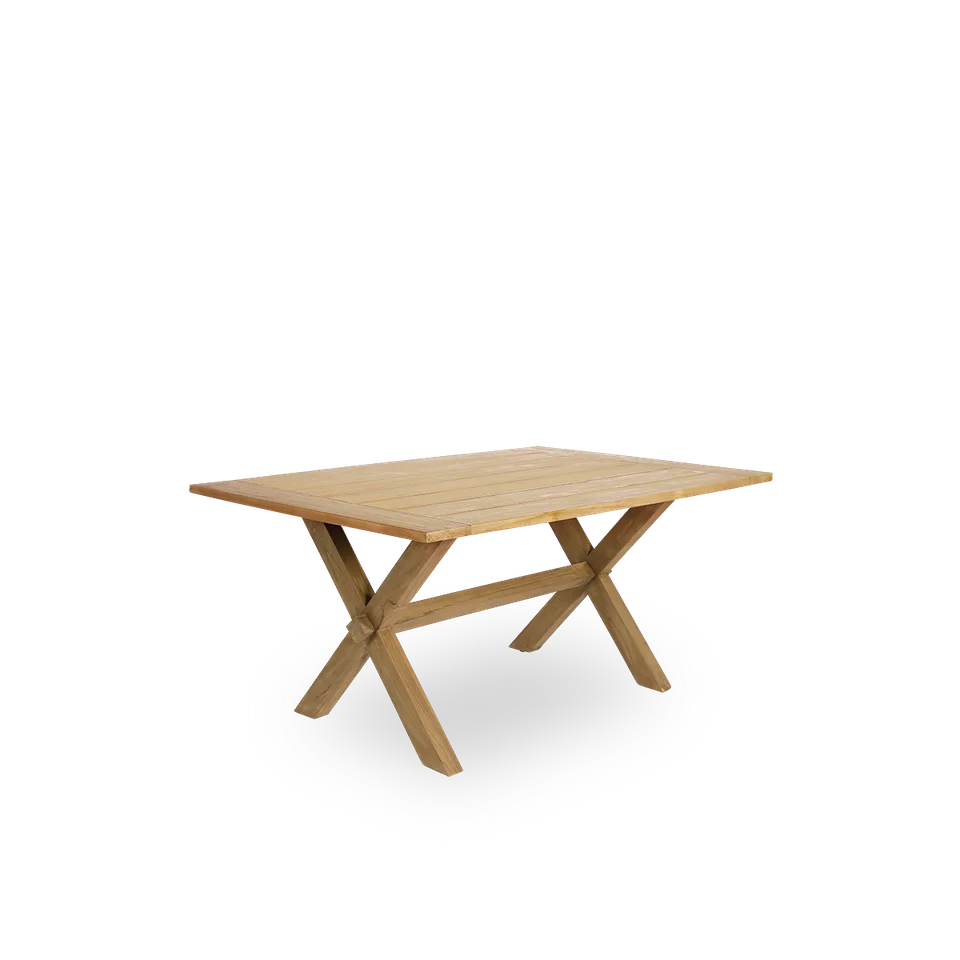 Colonial Teak Table 160x100 cm van Sika-Design in Teak, Outdoor – productfoto