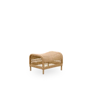 Dawn Exterior Footstool van Sika-Design in Antique Grey, ArtFibre & Aluminium – productfoto 1 van 2