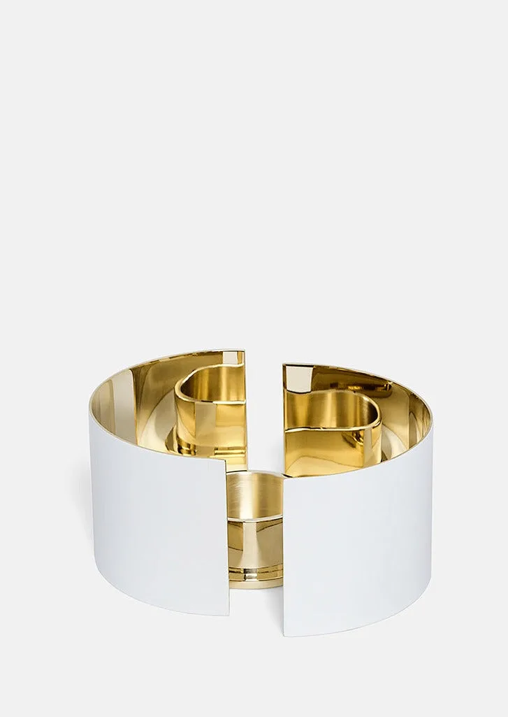 Infinity Ljushållare Liten - Vit by Skultuna – product photo
