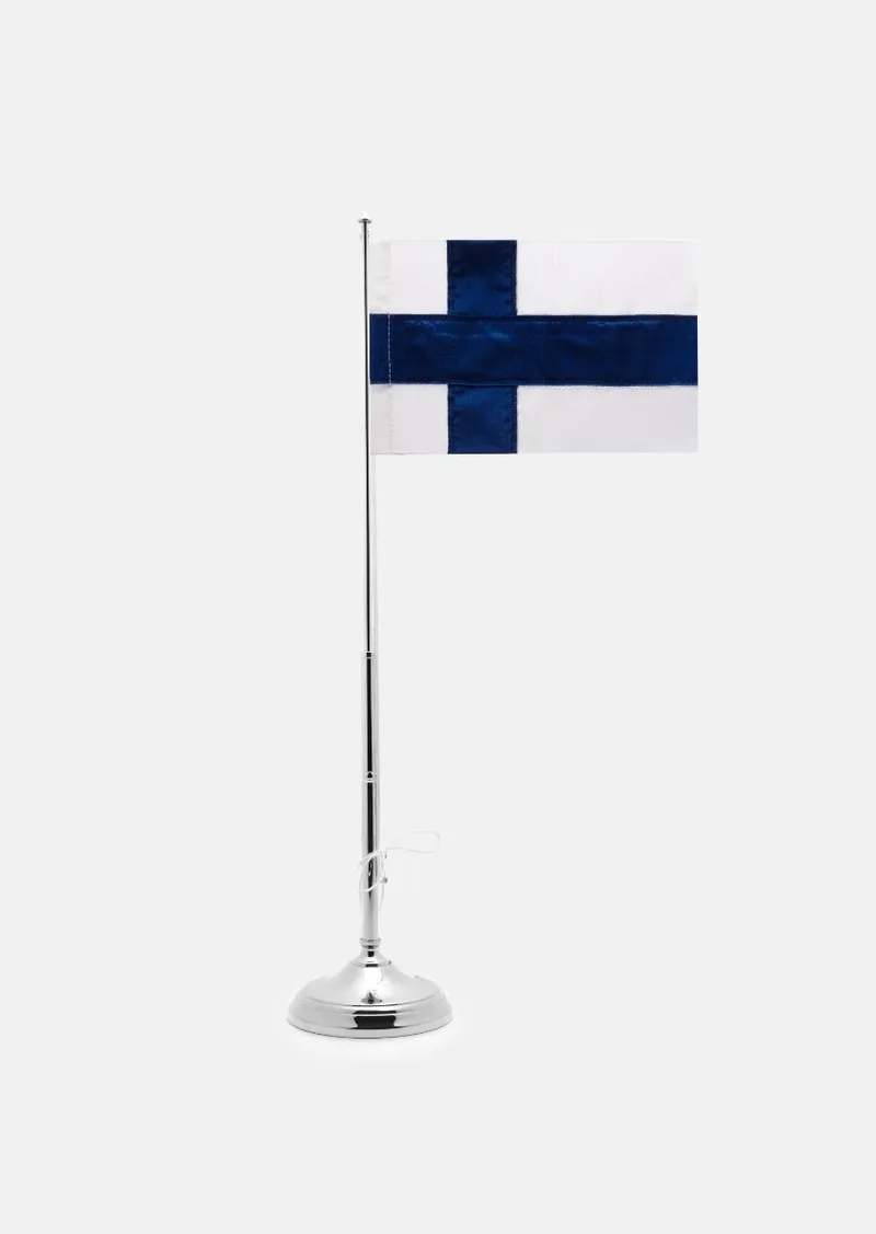Flaggstång Klassisk Finland - Försilvrad de Skultuna – photo du produit