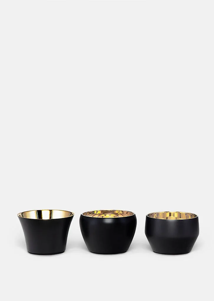 Kin Svart - Set om 3 van Skultuna – productfoto