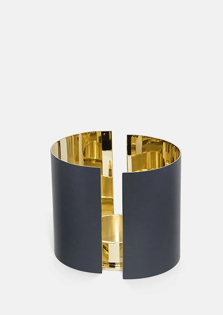 Infinity Ljushållare Stor - Mörkgrå by Skultuna – product photo