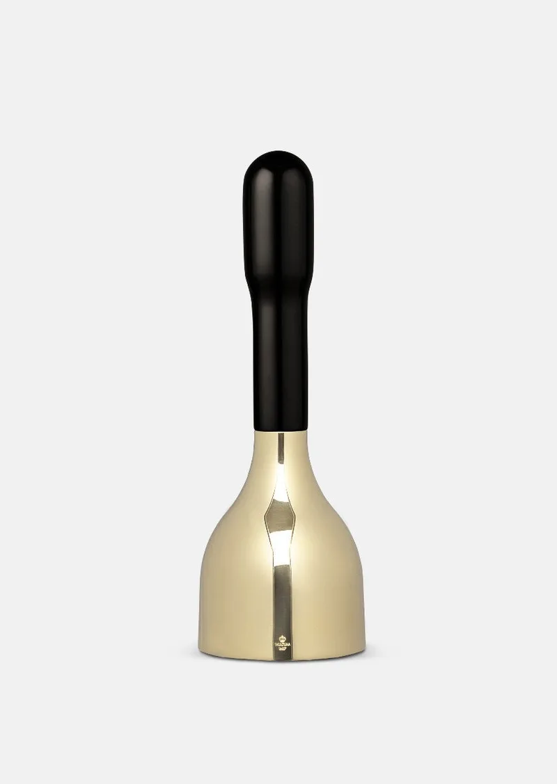 Ring my Bell Klocka - Svart & Mässing van Skultuna – productfoto