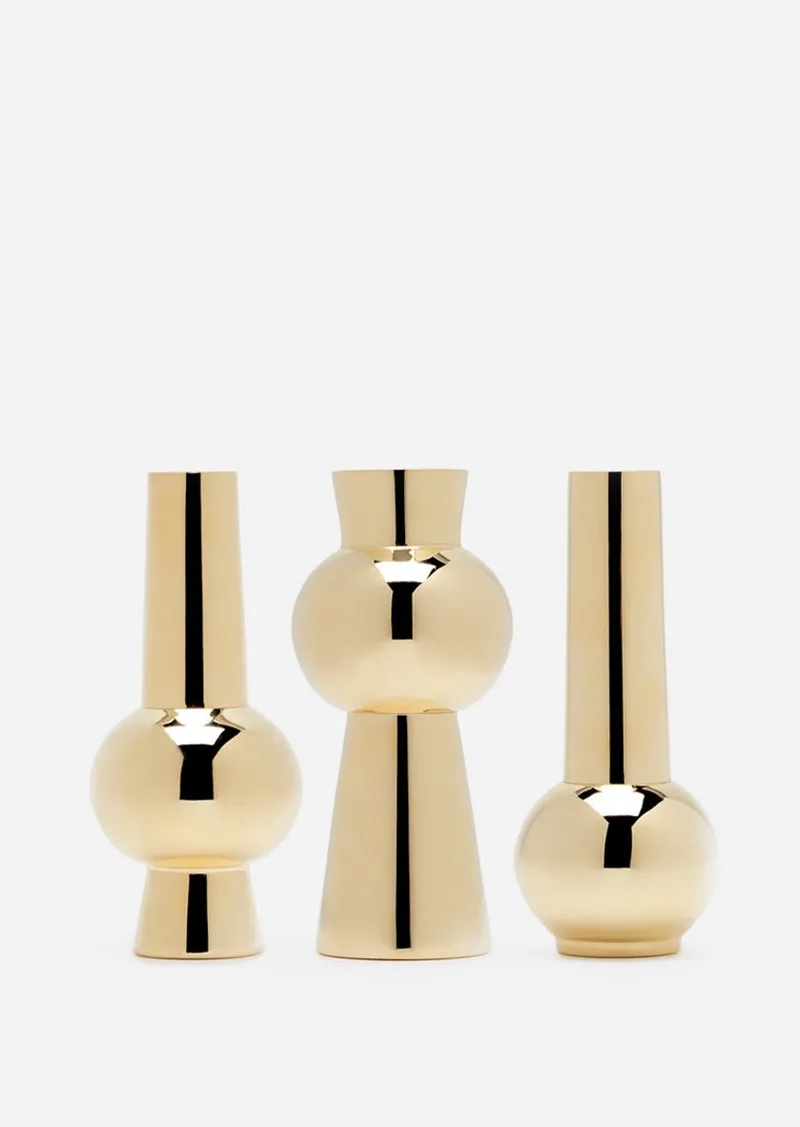 Bead Vaser - Set om 3st von Skultuna – Produktfoto
