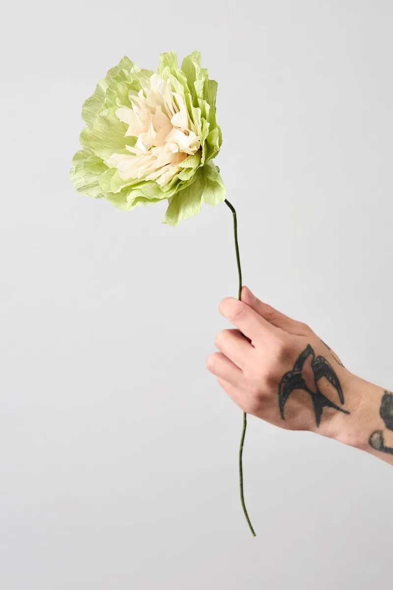 PAPER FLOWER, VEGGIE ROSE, GREEN by Studio About – product photo