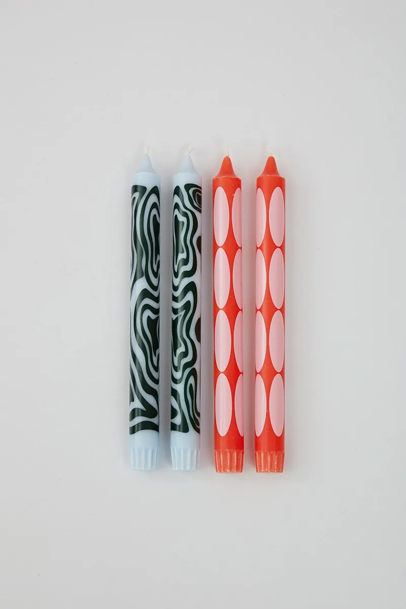 CANDLES LIGHT BLUE/RED by Studio About – product photo