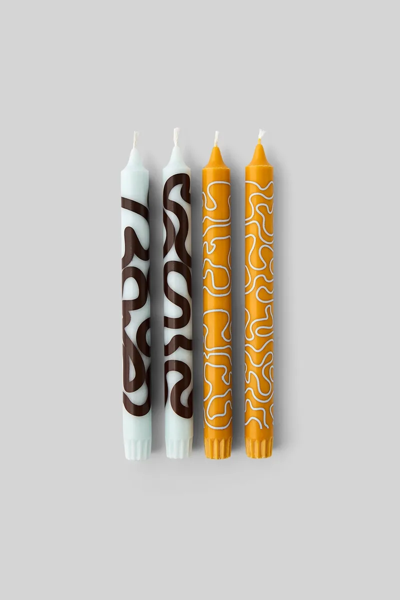 CANDLES, MINT/OCHRE von Studio About – Produktfoto