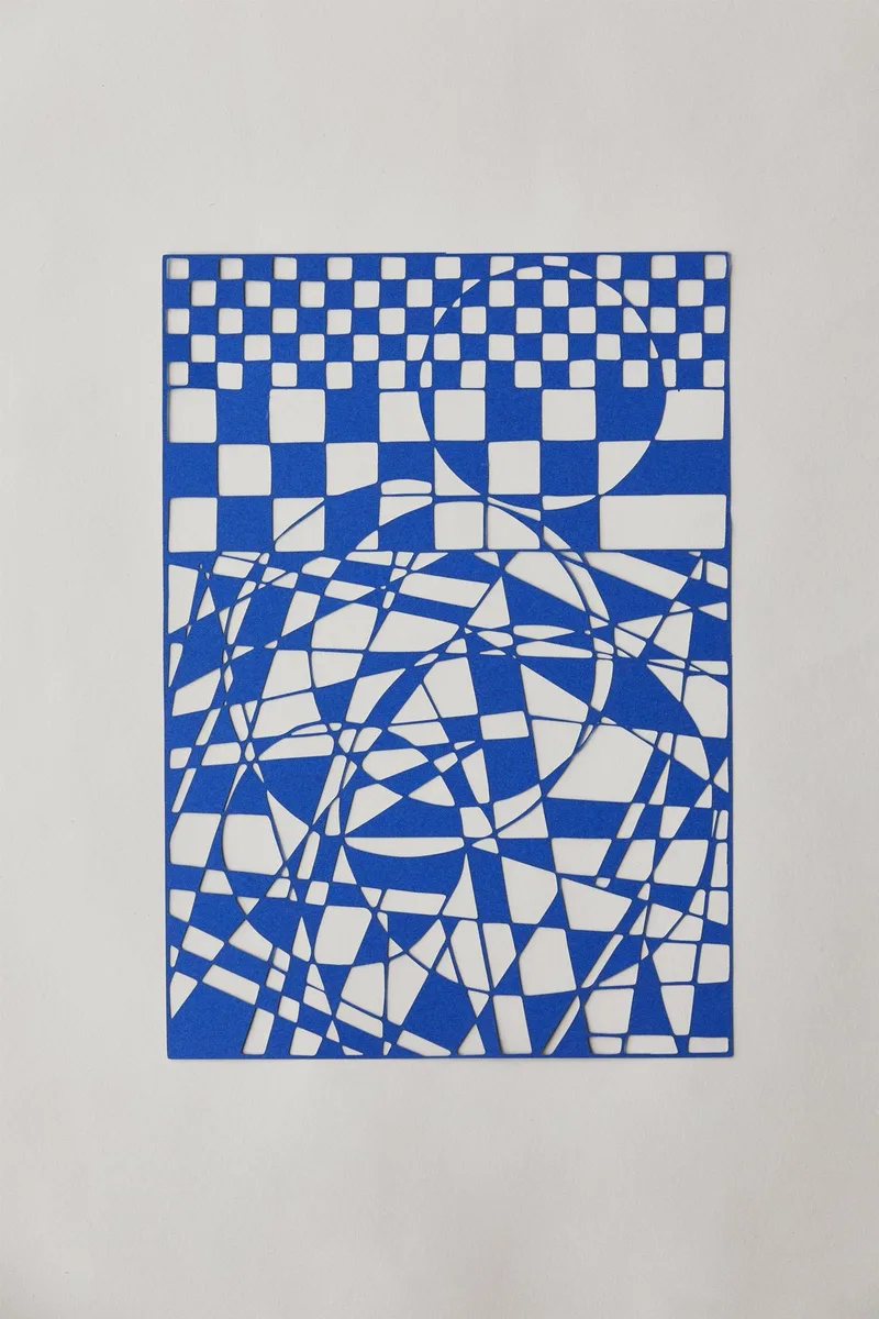 PAPERCUT, A4, GEOMETRIC, RECTANGLE, BLUE by Studio About – product photo