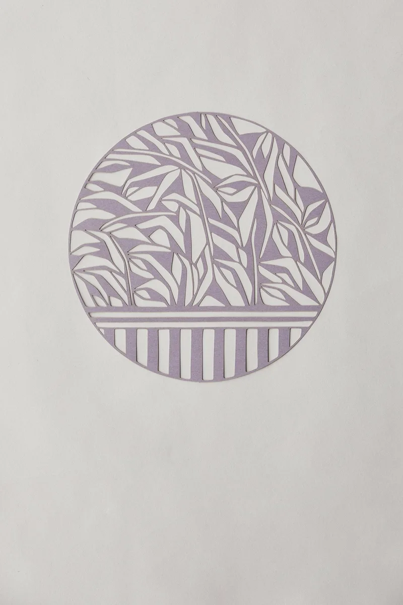 PAPERCUT, A5, GEOMETRIC, CIRCLE, PURPLE von Studio About – Produktfoto