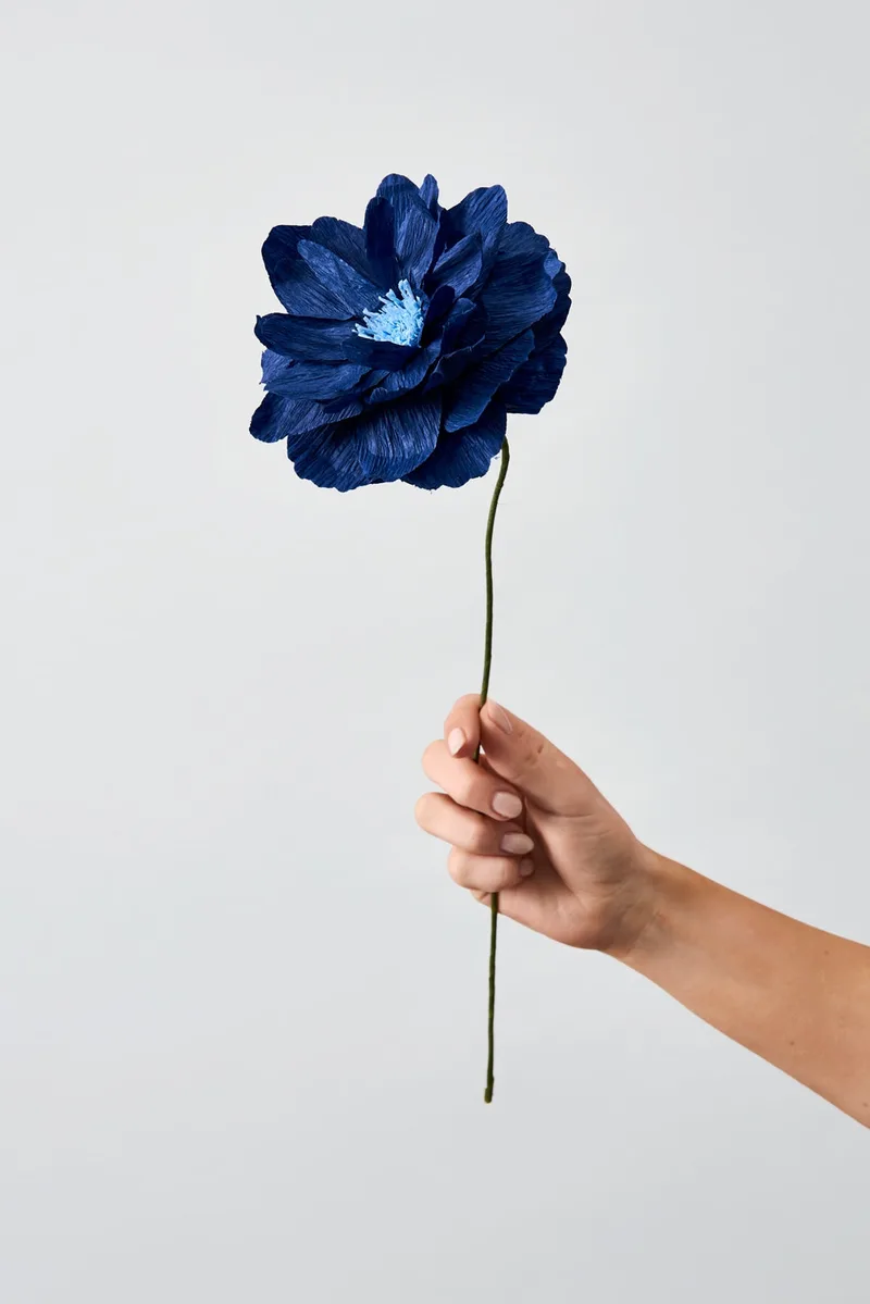 PAPER FLOWER, ORIENTAL POPPY, BLUE by Studio About – product photo