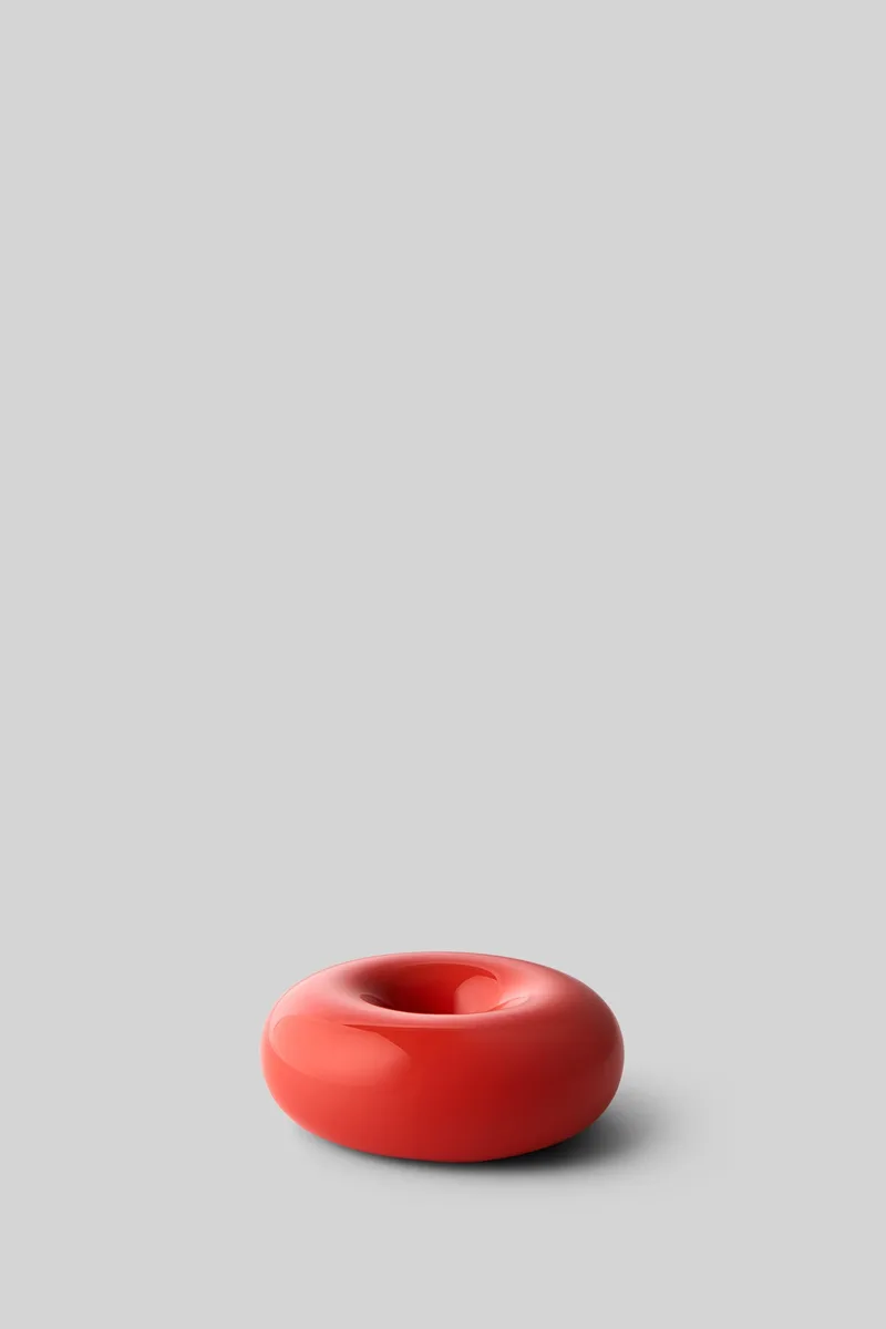 BOB CANDLE HOLDER, SMALL, RED by Studio About – product photo