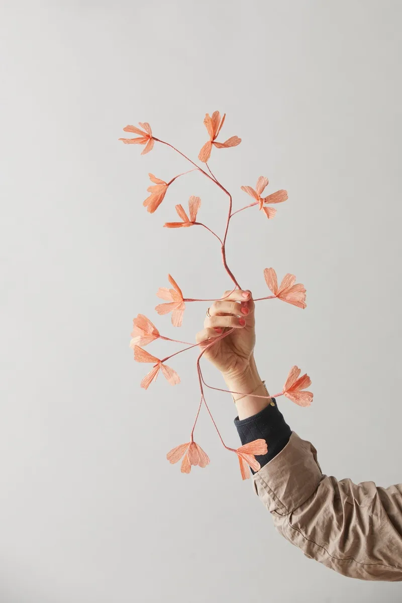 PAPER FLOWER, BRANCH GRANDE, PEACH de Studio About – photo du produit