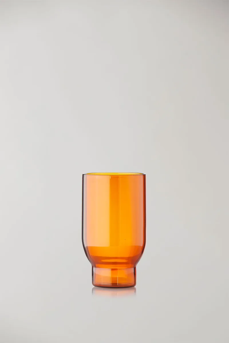 GLASSWARE, WATER GLASS, TALL, 2 PCS, AMBER by Studio About – product photo