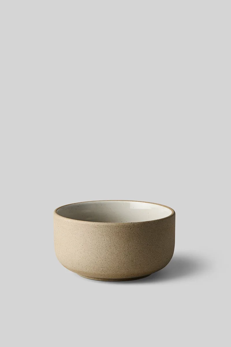 CLAYWARE, BOWL, MEDIUM, 2 PCS, SAND/GREY van Studio About – productfoto