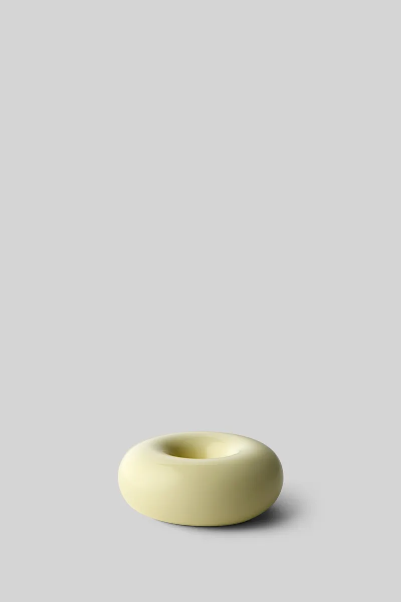 BOB CANDLE HOLDER, SMALL, YELLOW de Studio About – photo du produit