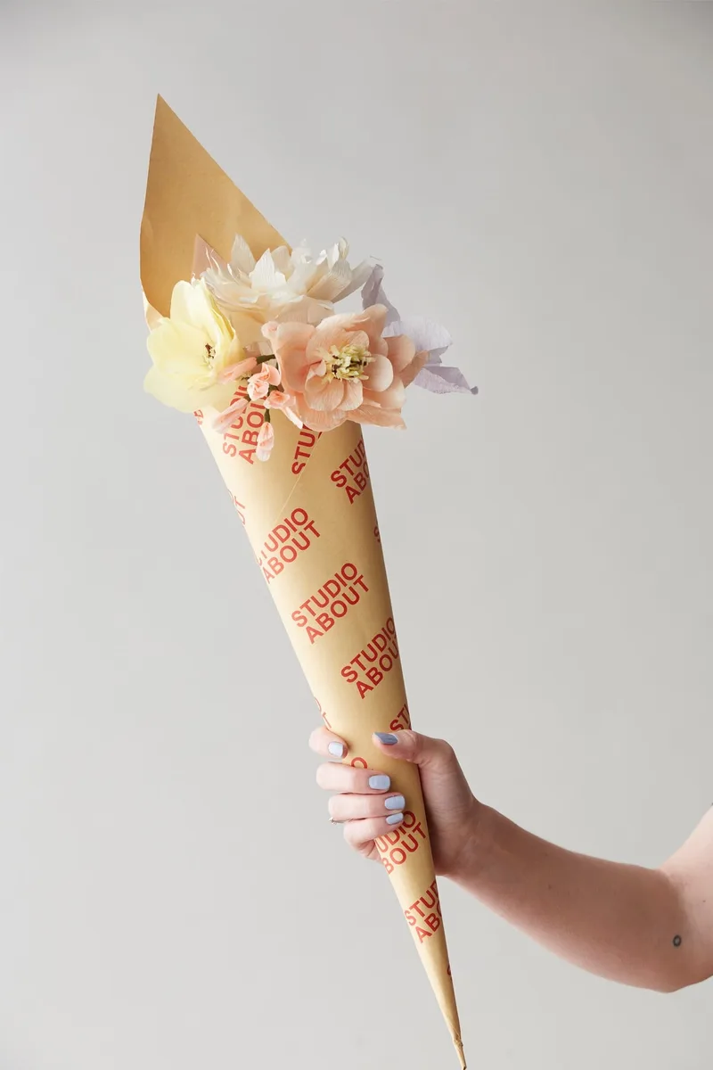 PAPER FLOWER BOUQUET, 5 PCS, PASTEL5 de Studio About – photo d’ambiance