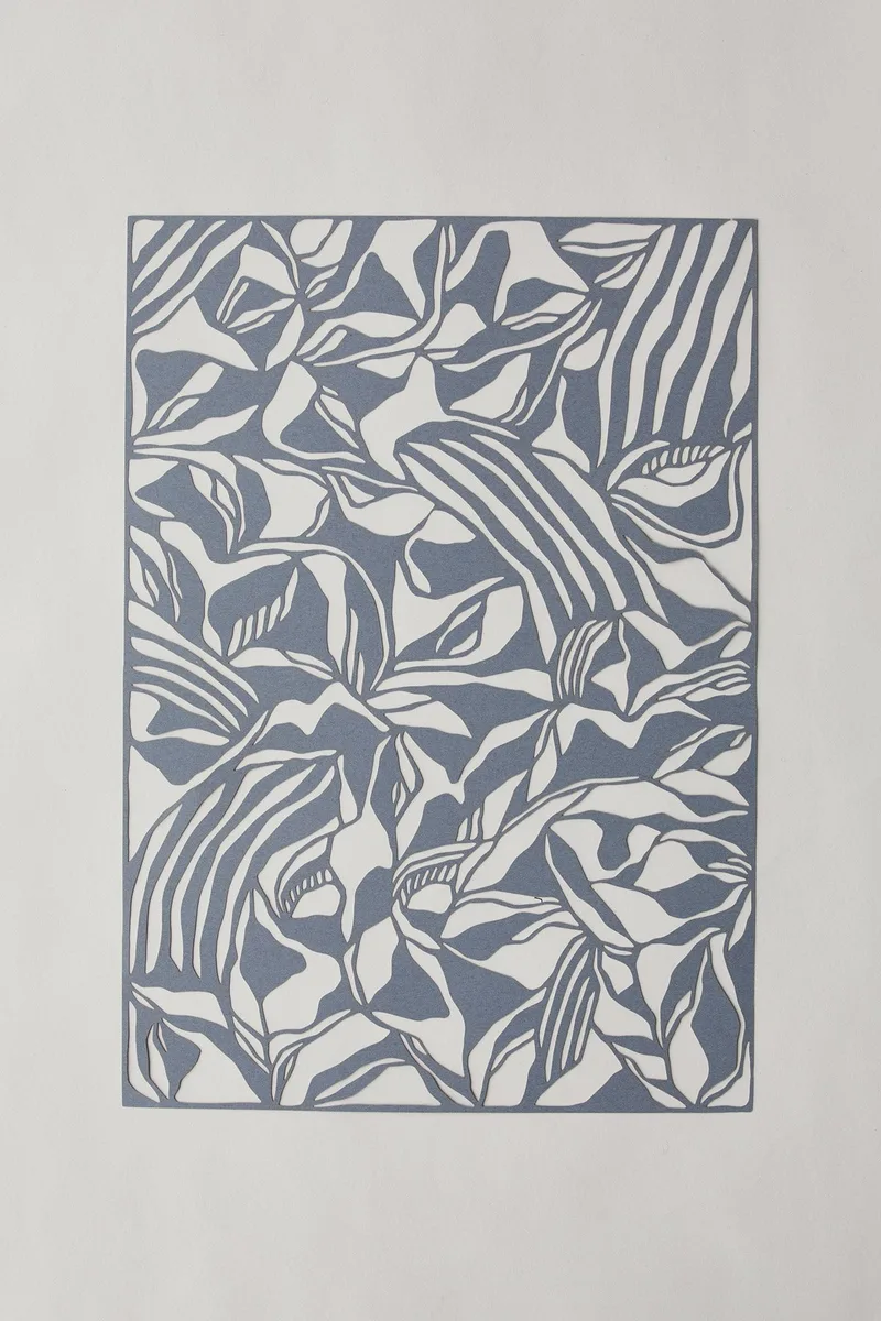 PAPERCUT, A3, ORGANIC, RECTANGLE, STEEL BLUE van Studio About – productfoto