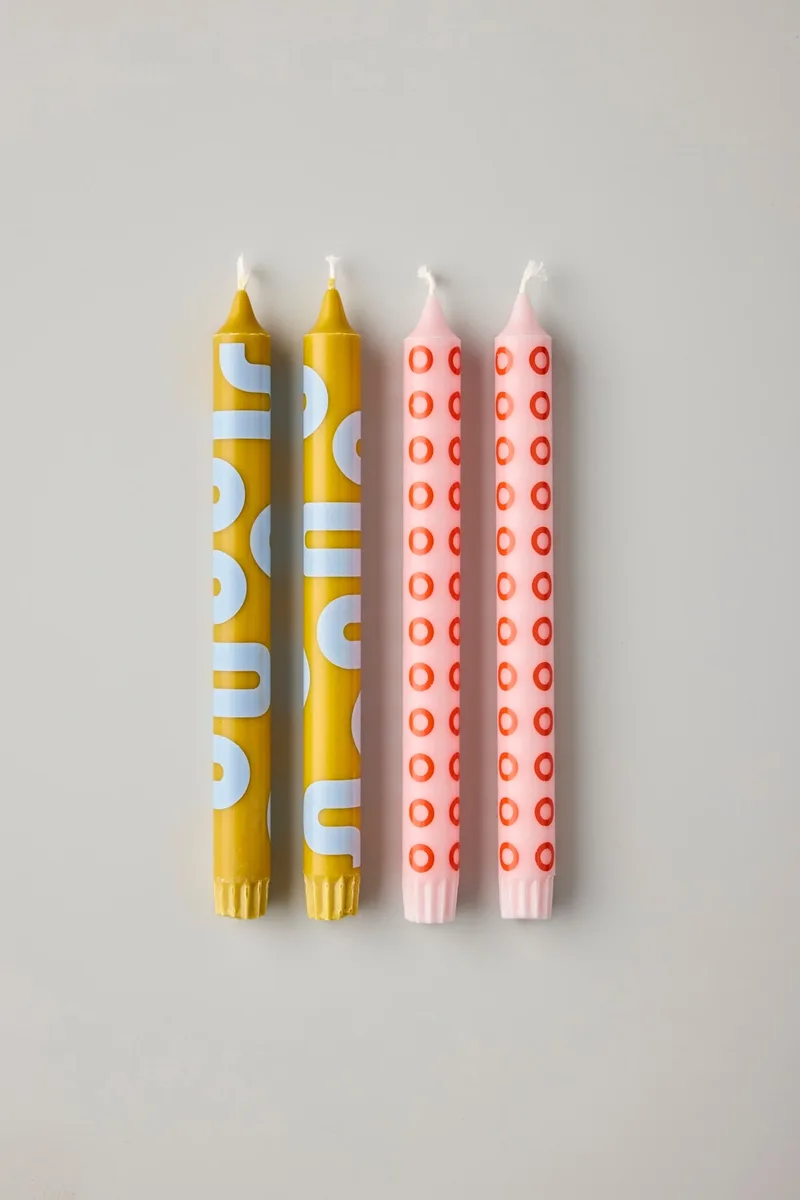 CANDLES OCHRE/ROSE von Studio About – Produktfoto