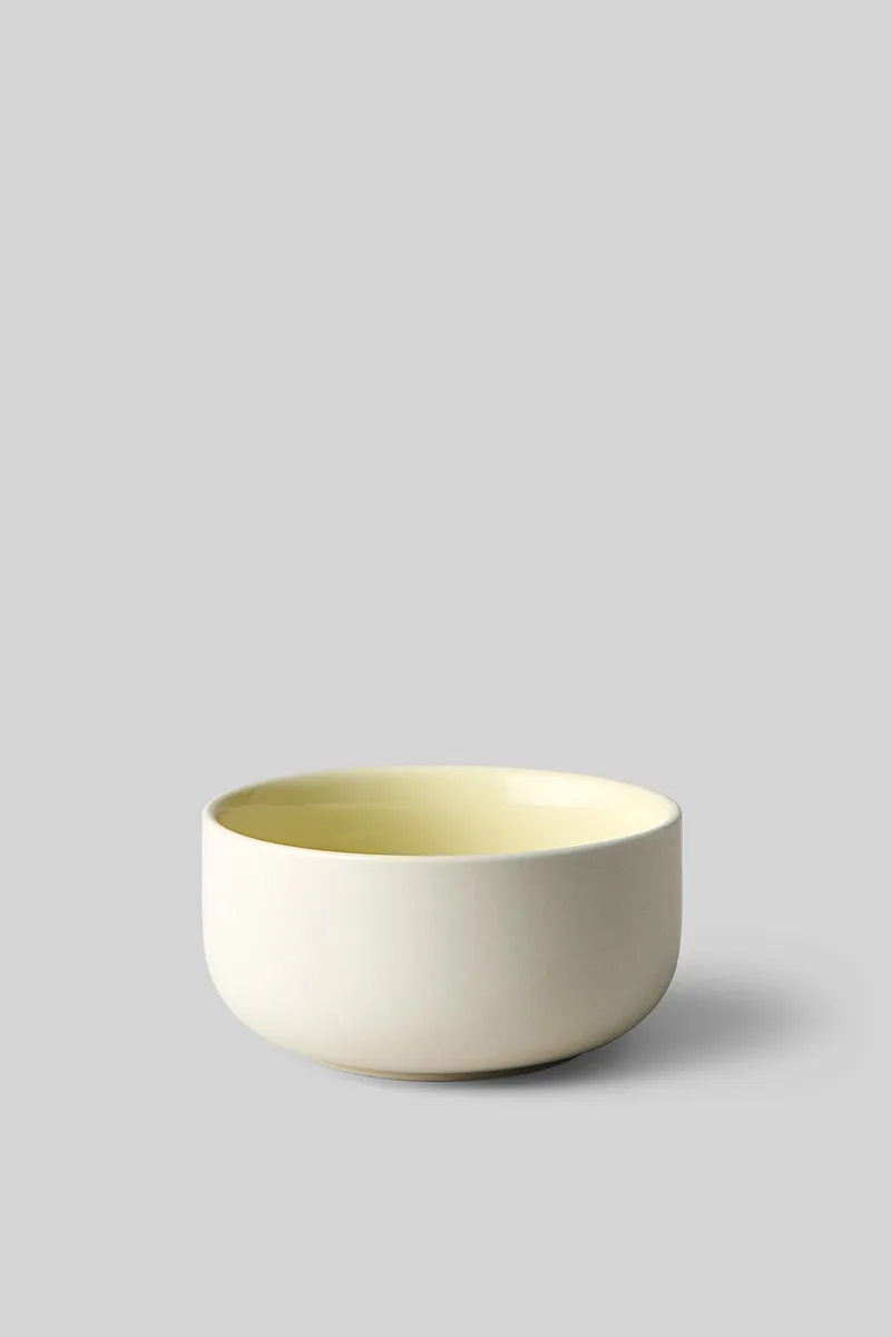 CLAYWARE, BOWL, MEDIUM, 2 PCS, IVORY/YELLOW von Studio About – Produktfoto