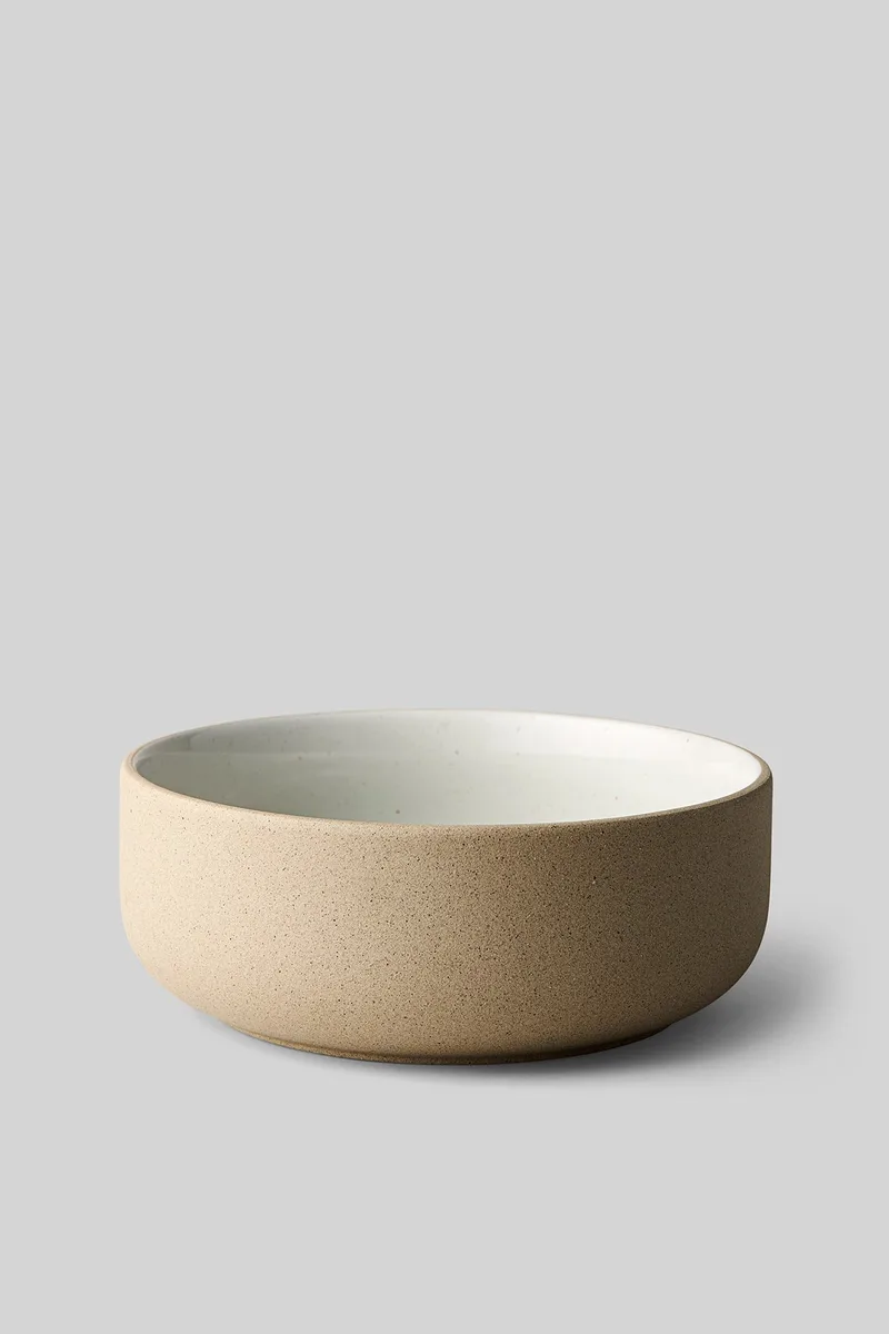 CLAYWARE, BRUNCH BOWL, 2 PCS, GLAZE LIGHT GREY de Studio About – photo du produit