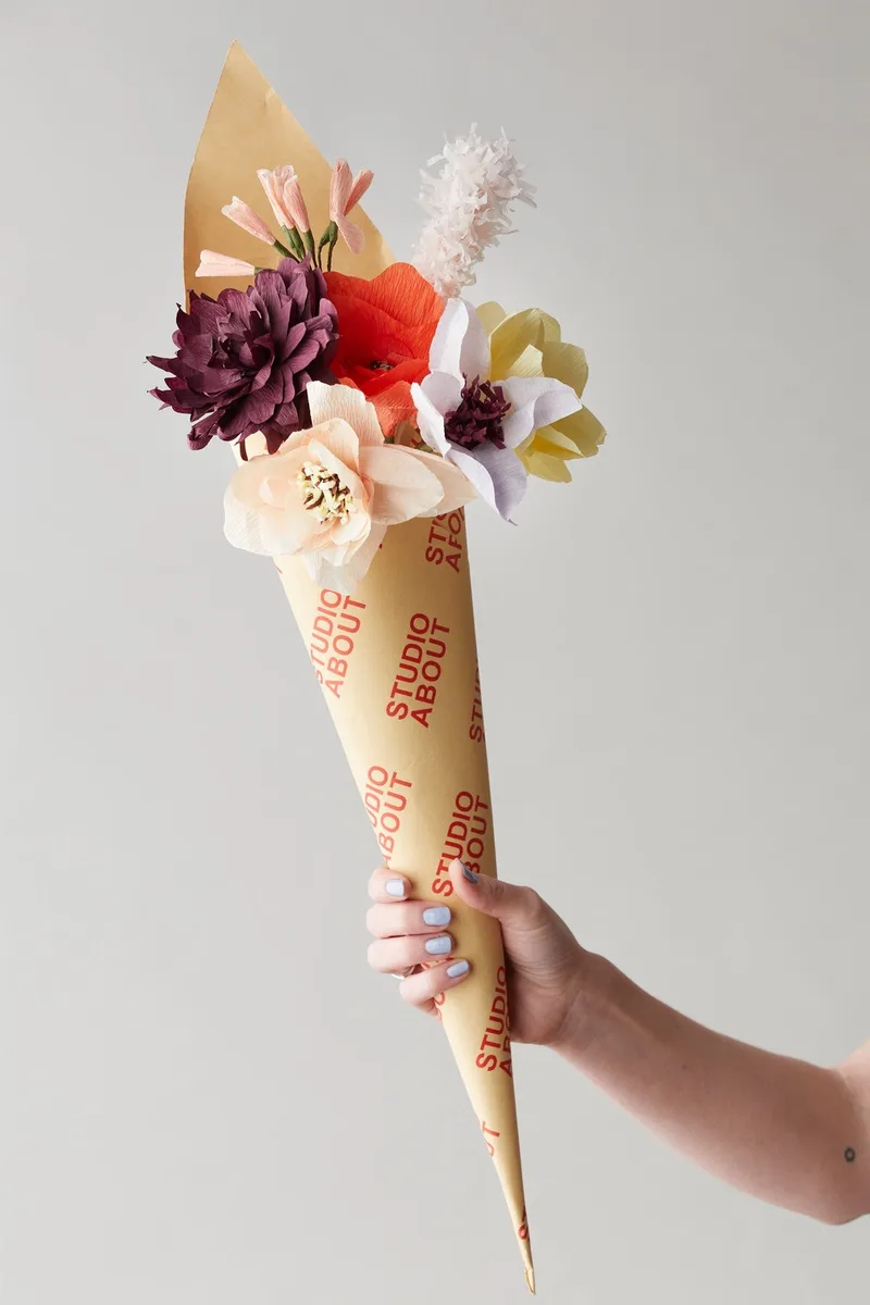 PAPER FLOWER BOUQUET, 7 PCS, SUMMER7 von Studio About – Produktfoto