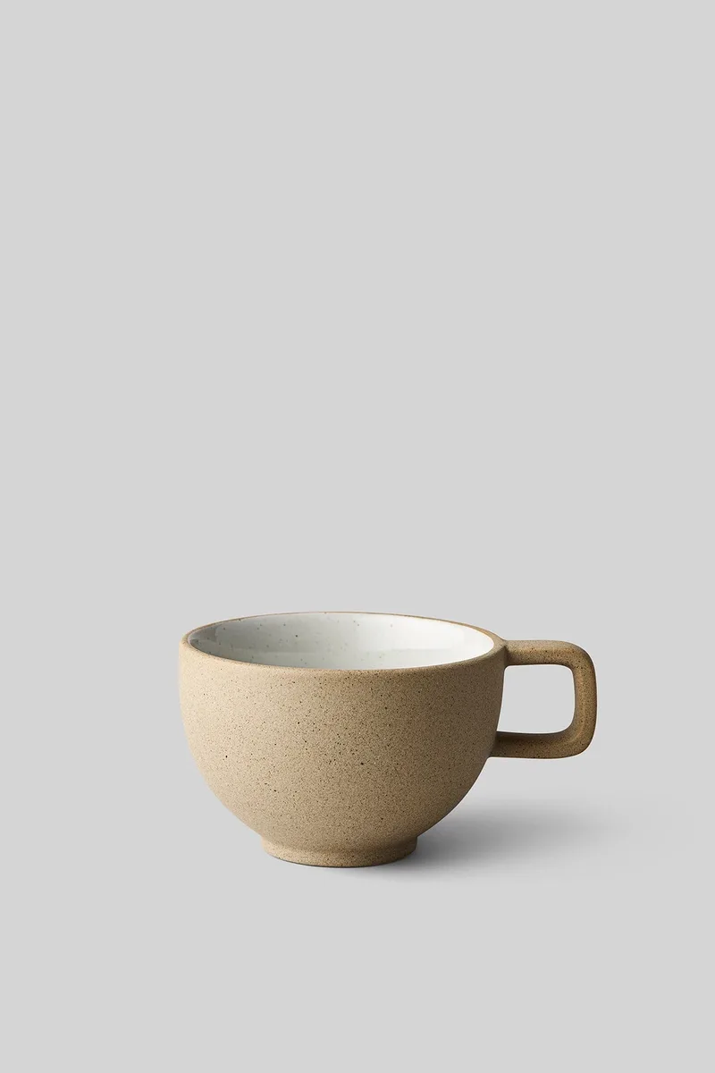 CLAYWARE, COFFEE CUP, 2 PCS, GLAZE LIGHT GREY by Studio About – product photo