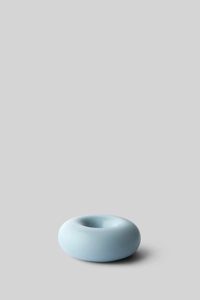 BOB CANDLE HOLDER, SMALL, LIGHT BLUE by Studio About – product photo