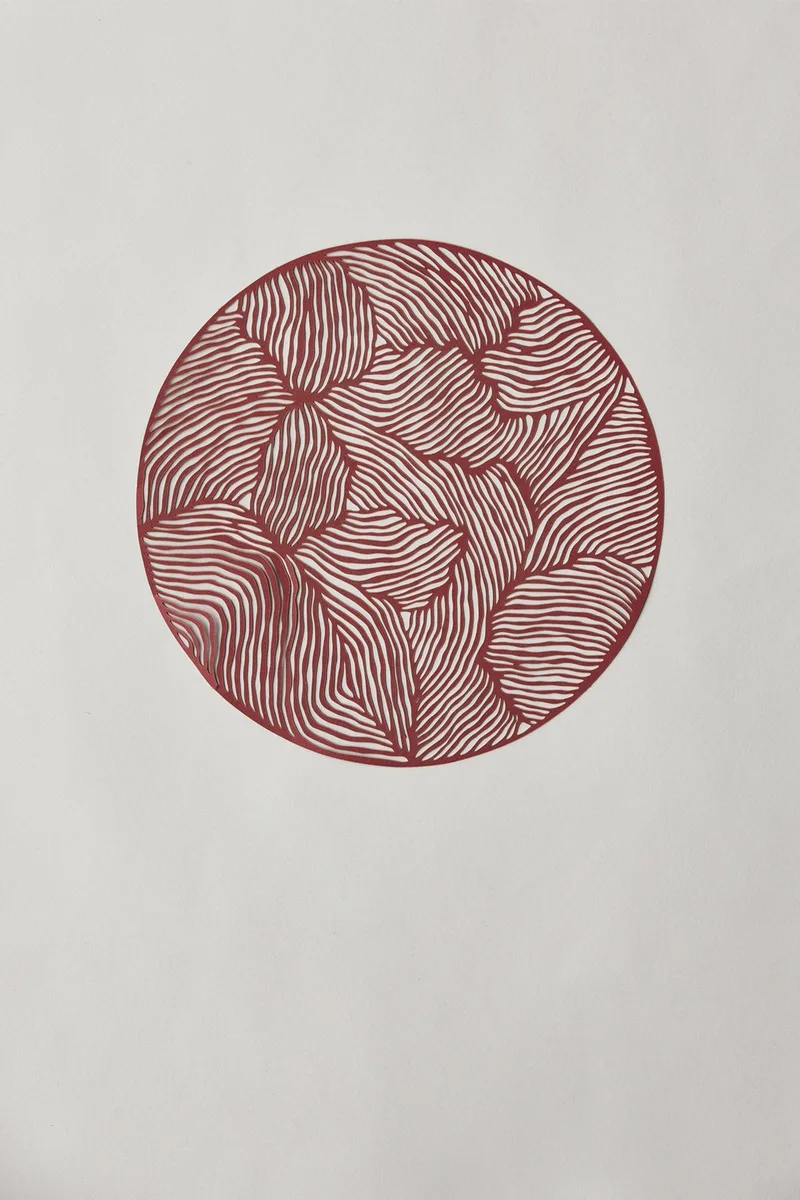 PAPERCUT, A5, ORGANIC, CIRCLE, BORDEAUX by Studio About – product photo