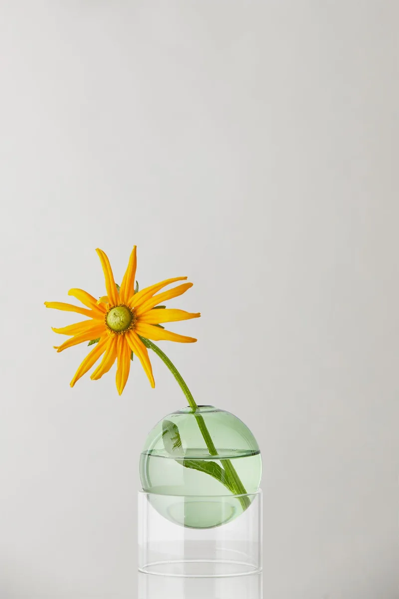 STANDING FLOWER BUBBLE, LOW TUBE, GREEN de Studio About – photo du produit