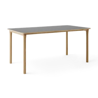 Arc Dining Table by TAKT in Natural oak and Natural oak, 0752 Light grey nano laminate, None – product photo 2 of 2