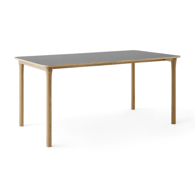 Arc Dining Table by TAKT in Natural oak and Natural oak, 0752 Light grey nano laminate, None – product photo 2 of 2