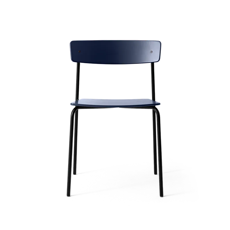 Cross Chair Tube von TAKT in Black tube, Oak Iron blue, Ohne – Produktfoto 2 von 2