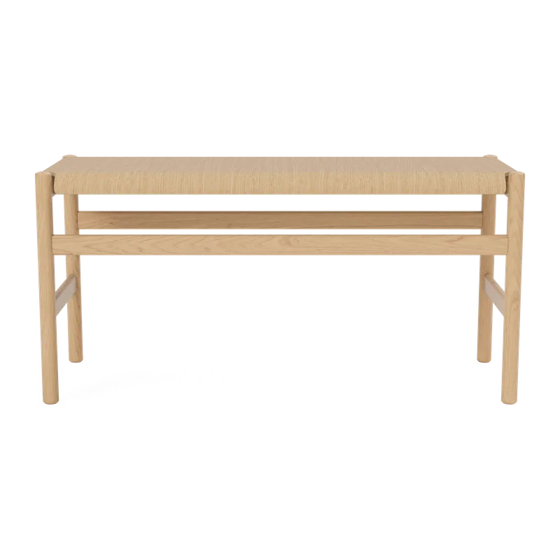Soft Bench de TAKT en Oak Black lacquer, Aucun – photo du produit 1 sur 2