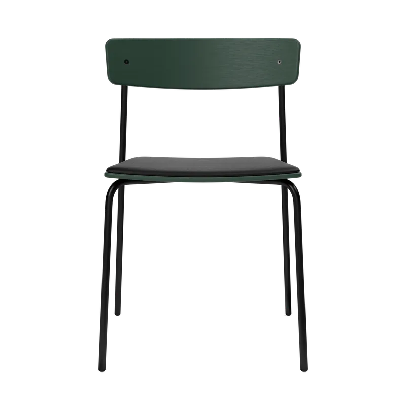 Cross Chair Tube von TAKT in Black tube, Oak Chrome green, LEAP® black – Produktfoto 2 von 2