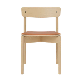 Cross Chair by TAKT in Oak Matt lacquer, LEAP® cognac – product photo 2 of 2