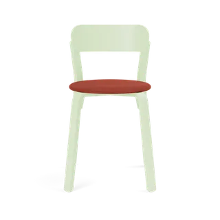 Turn Chair by TAKT in Beech Copper green lacquer, Remix 653 Japan red – product photo 2 of 2