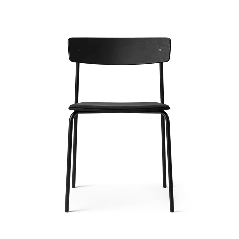 Cross Chair Tube von TAKT in Black tube, Oak Black lacquer, Spoor Zea Black Leather – Produktfoto 2 von 2