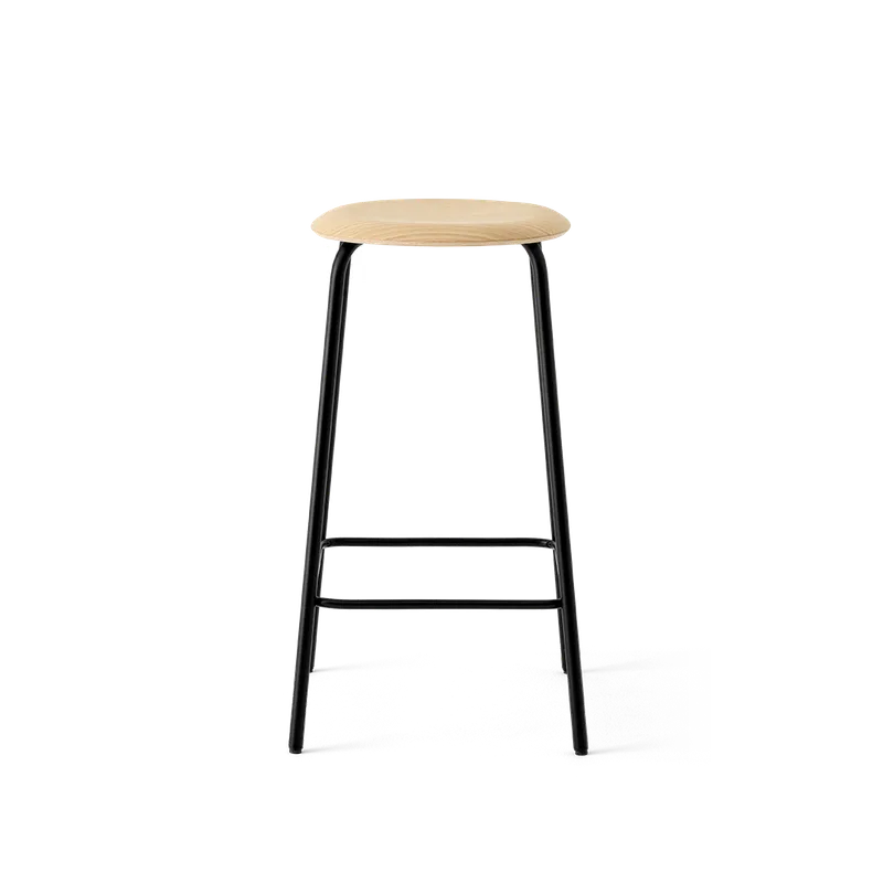 Studio Bar Stool van TAKT in 75 cm, Oak Matt lacquer – productfoto 2 van 2