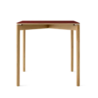 Cross Table 75 by TAKT in Oak Matt lacquer, 0751 Deep red nano laminate – product photo 2 of 2