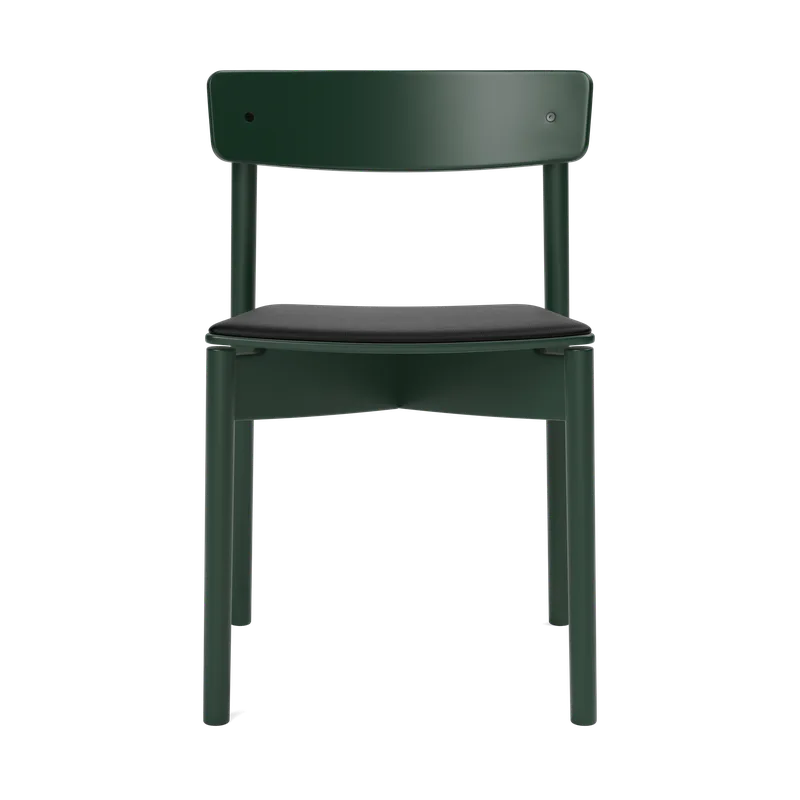 Cross Chair by TAKT in Beech Chrome green, LEAP® black – product photo 2 of 2