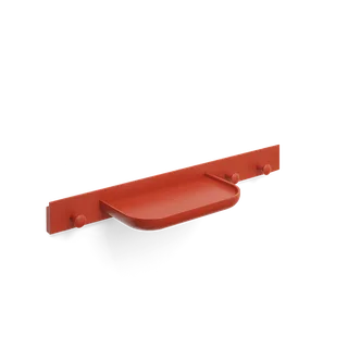 Curve Coat Rack by TAKT in 60 cm, Oak Japan red lacquer, Oak Japan red lacquer – product photo 2 of 2