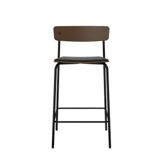 Cross Bar Chair Tube van TAKT in 65 cm, Smoked oak, LEAP® black – productfoto 2 van 2