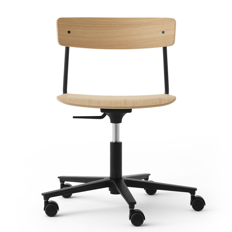 Cross Task Chair de TAKT en Black tube, Oak Matt lacquer, Aucun, Aucun – photo du produit 2 sur 2