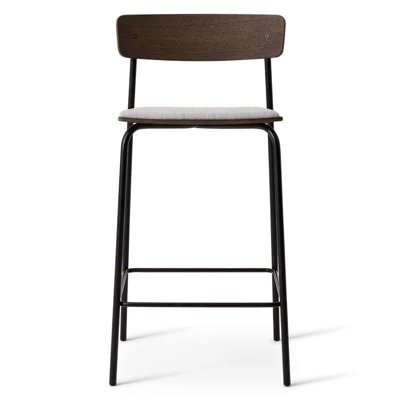 Cross Bar Chair Tube de TAKT en 65 cm, Smoked oak, Remix 123 Sand grey – photo du produit 2 sur 2