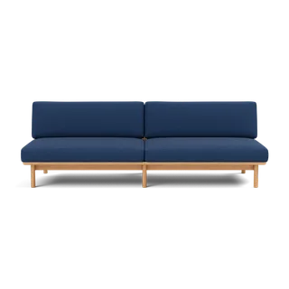 Spoke Sofa von TAKT in Oak Golden oil, Autumn 0771 Cobalt blue, Ohne – Produktfoto 2 von 2
